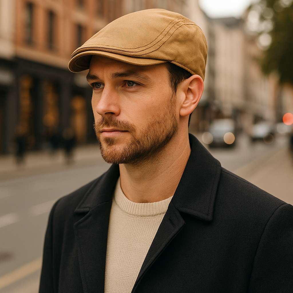 Béret Homme Casual Coton - Sandstone