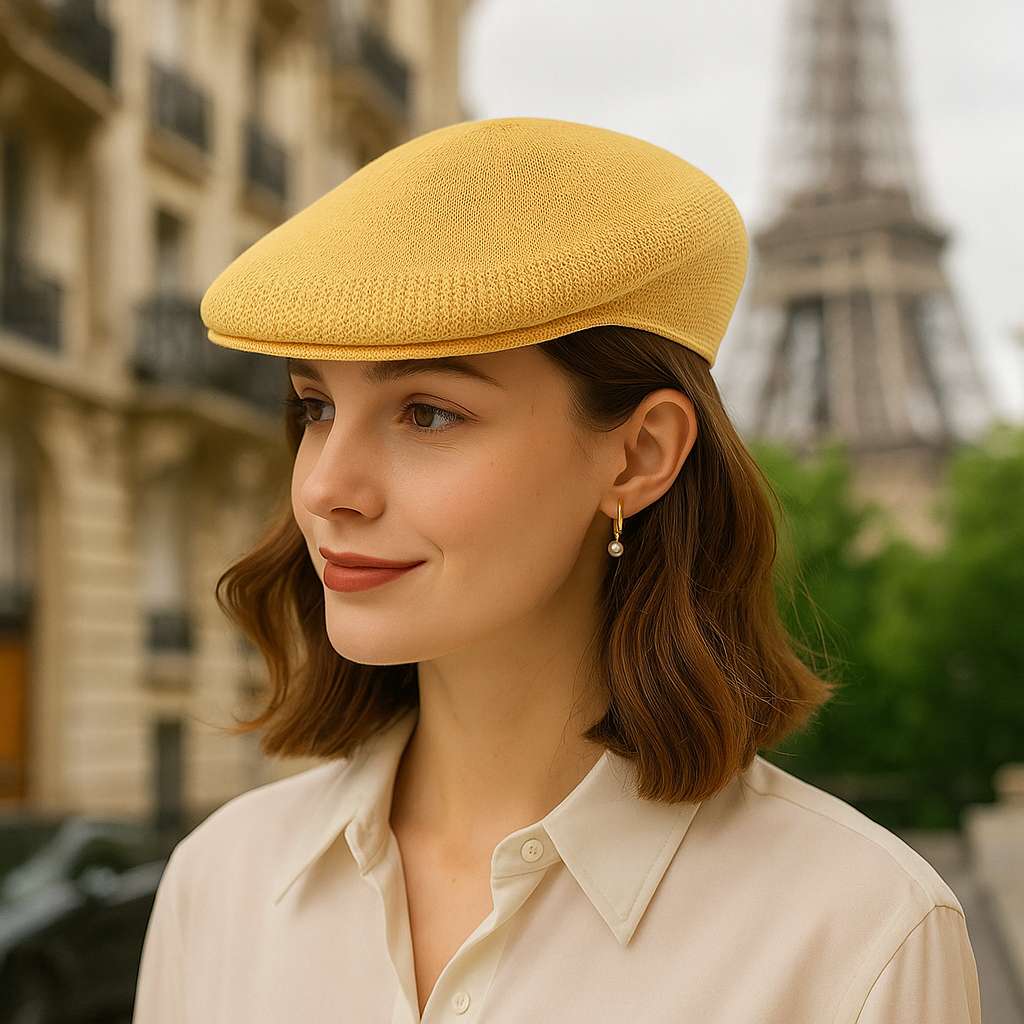 Béret Femme Tricoté en Maille Léger Respirant - Airbet