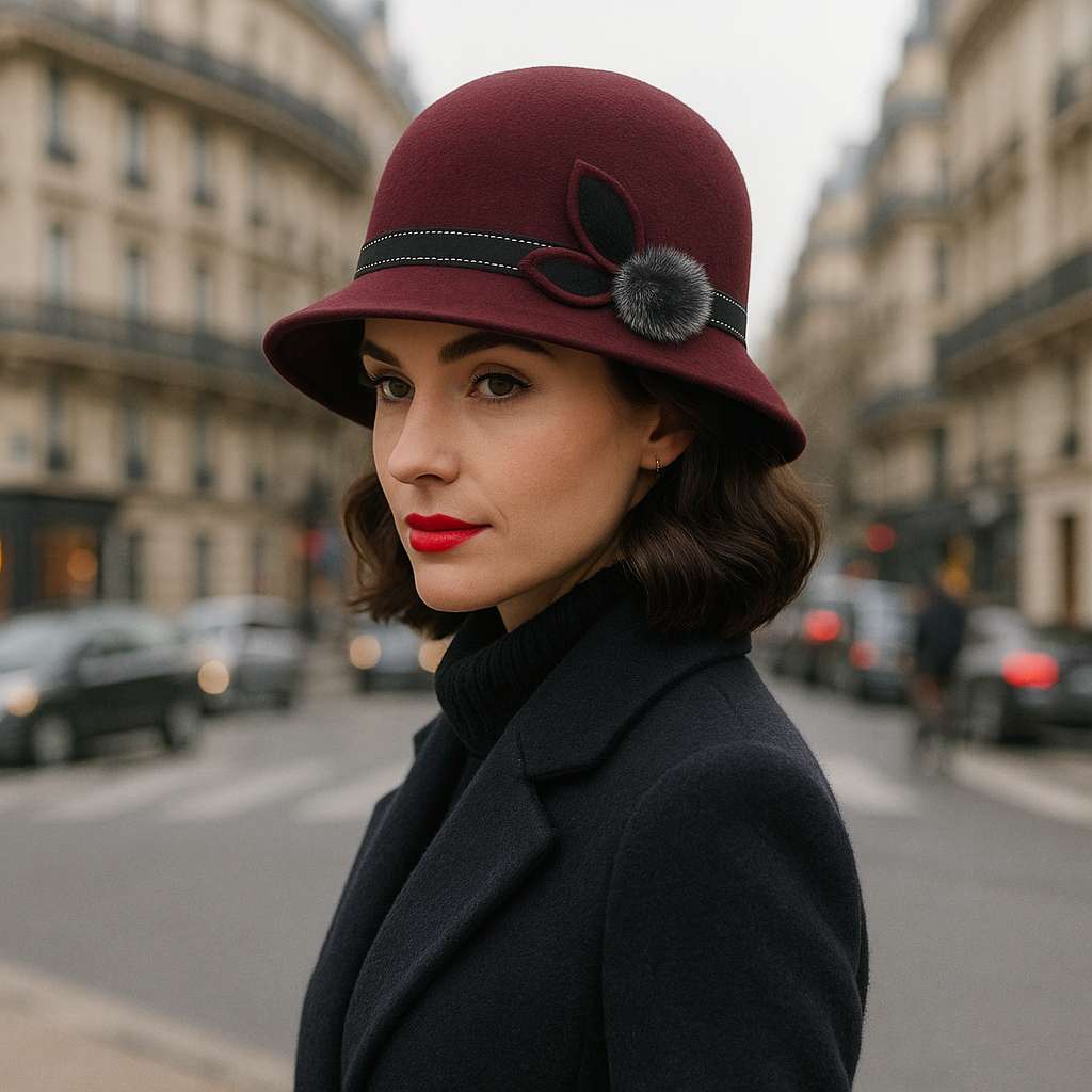 Chapeau Cloche Melon Femme