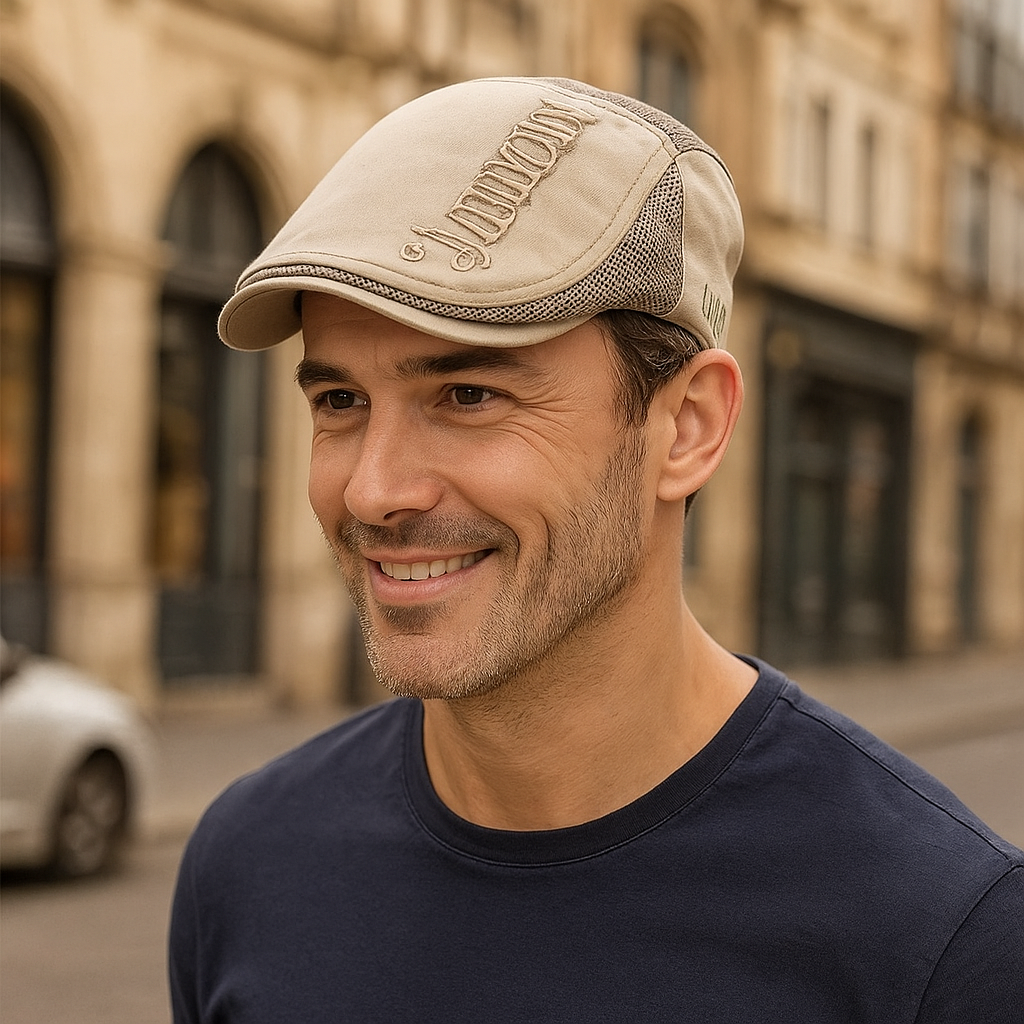 Béret Coton Brodée Ajourée - Airstitch