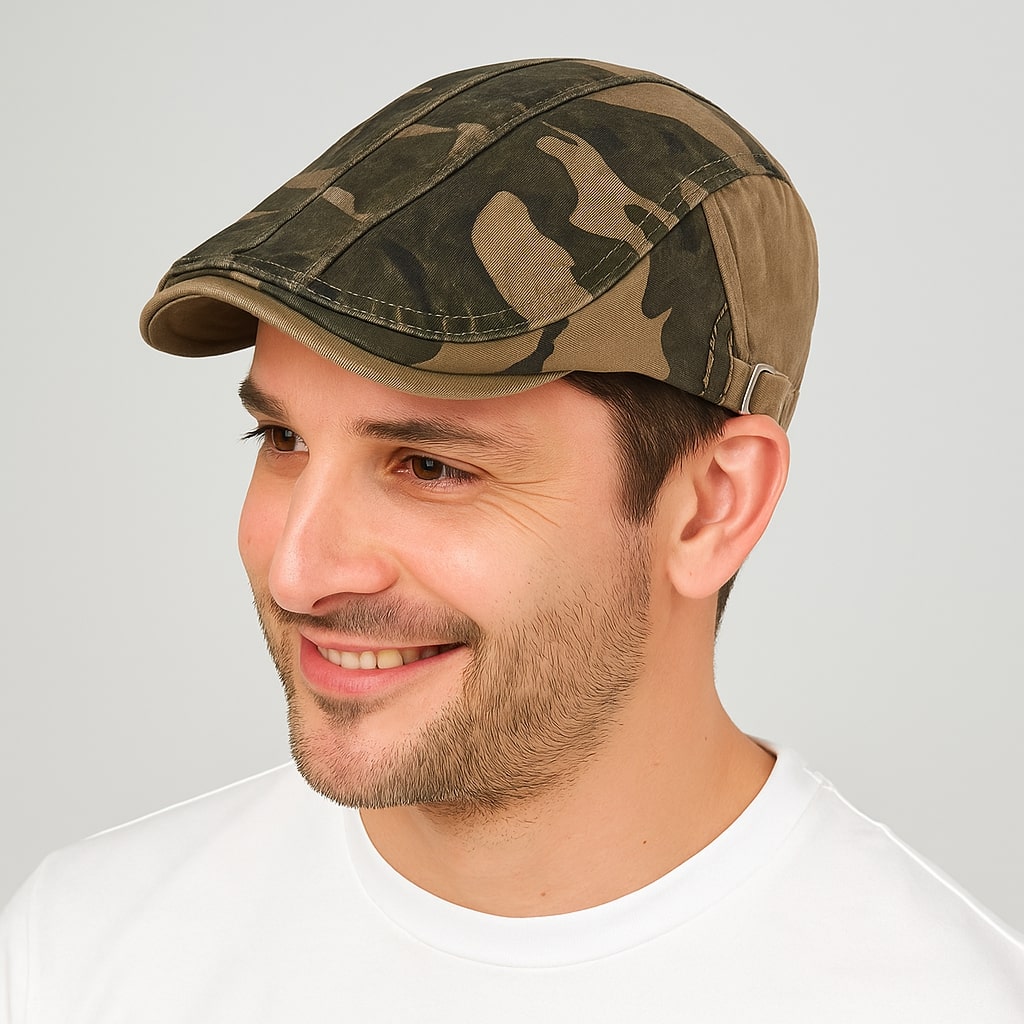 Béret Homme Coton - Camouflage