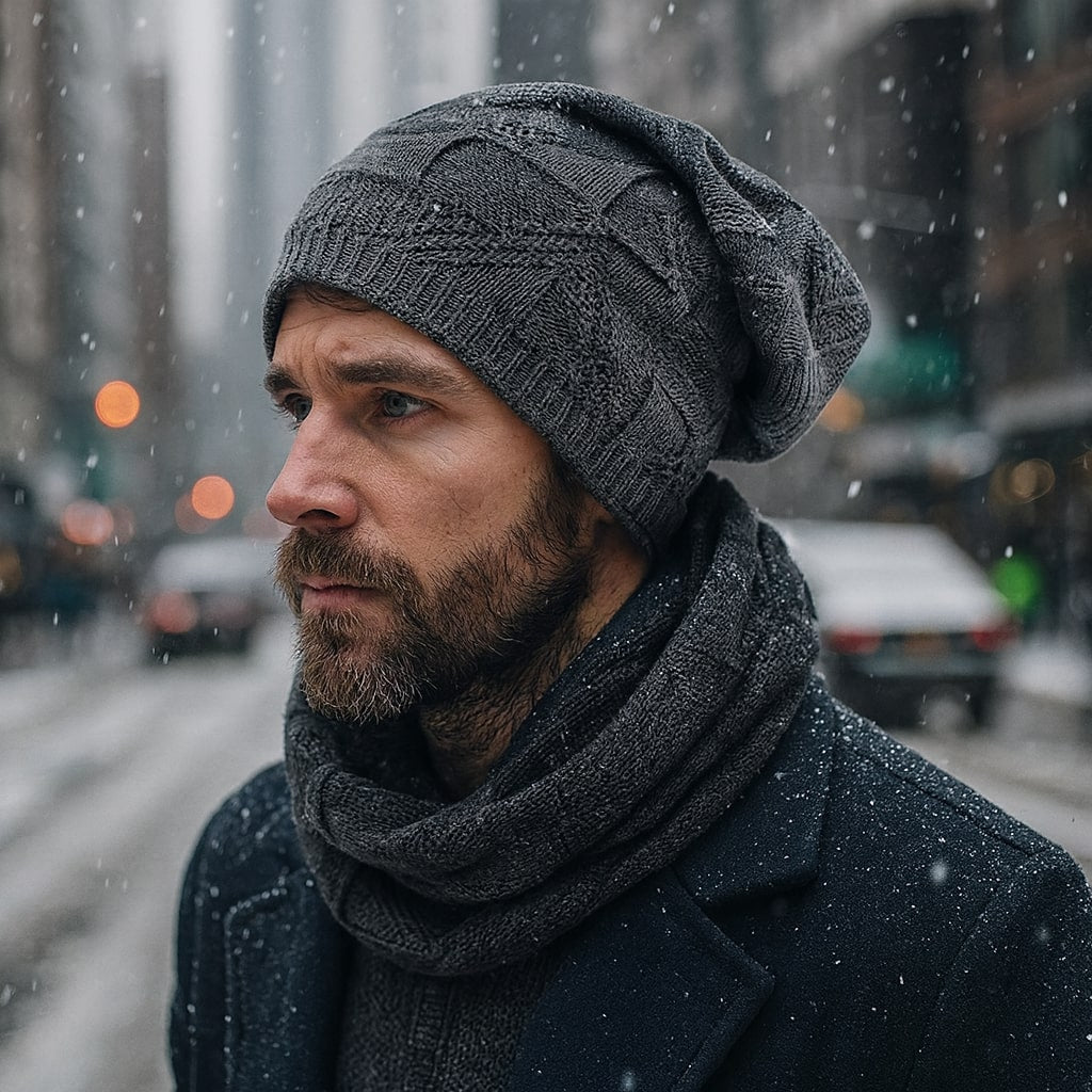 Bonnet Polaire à Motifs Géométriques - GeoWarm
