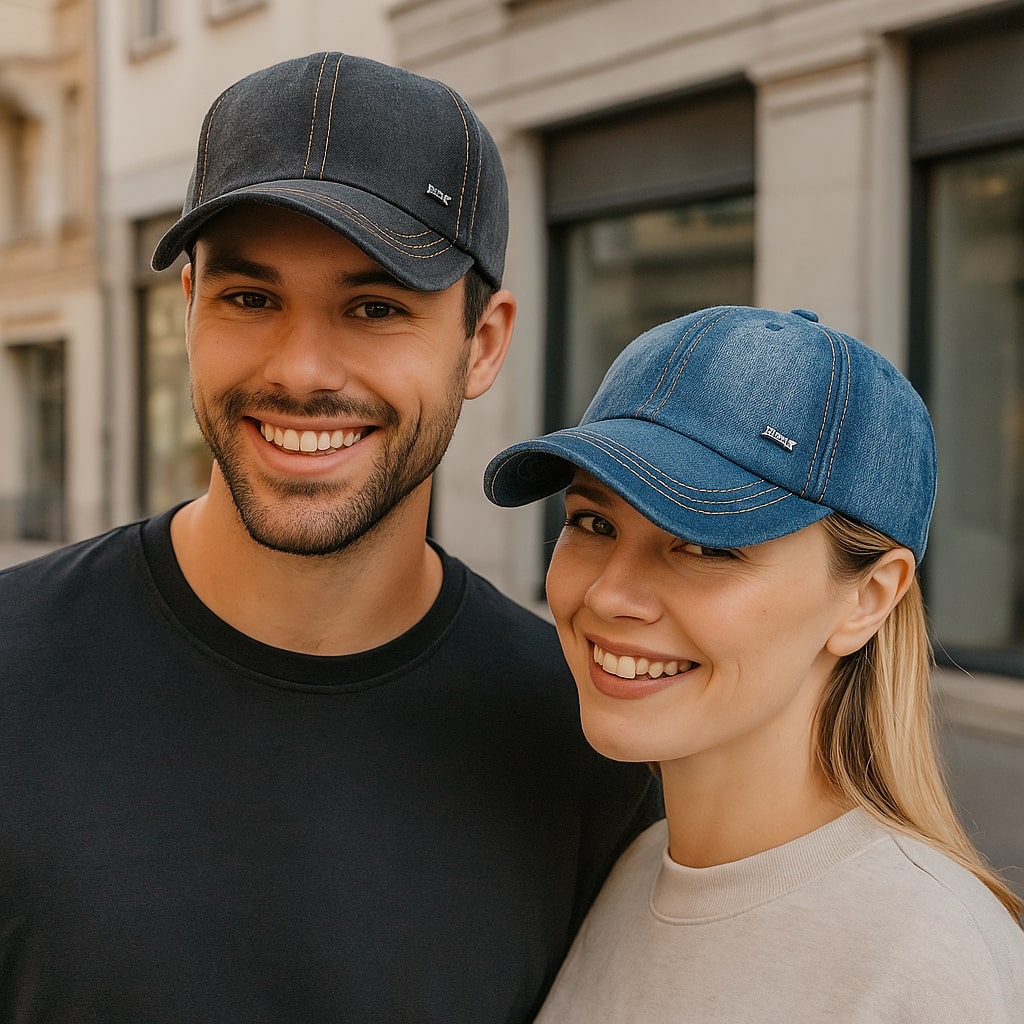 Casquette Denim Vintage – Stone
