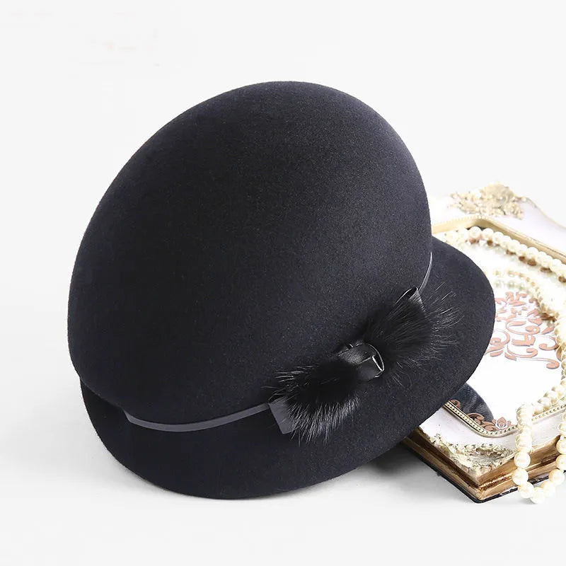 Chapeau Cloche Melon Femme 100% Laine - La Maison du Chapeau