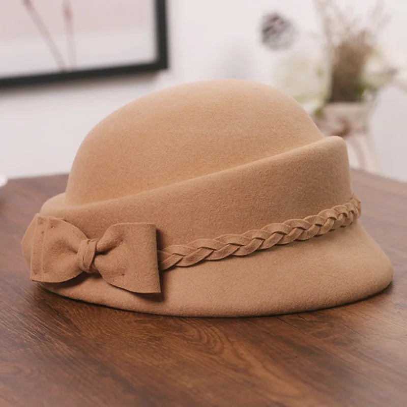 Chapeau en Laine Melon Cloche Femme - Casual - La Maison du Chapeau