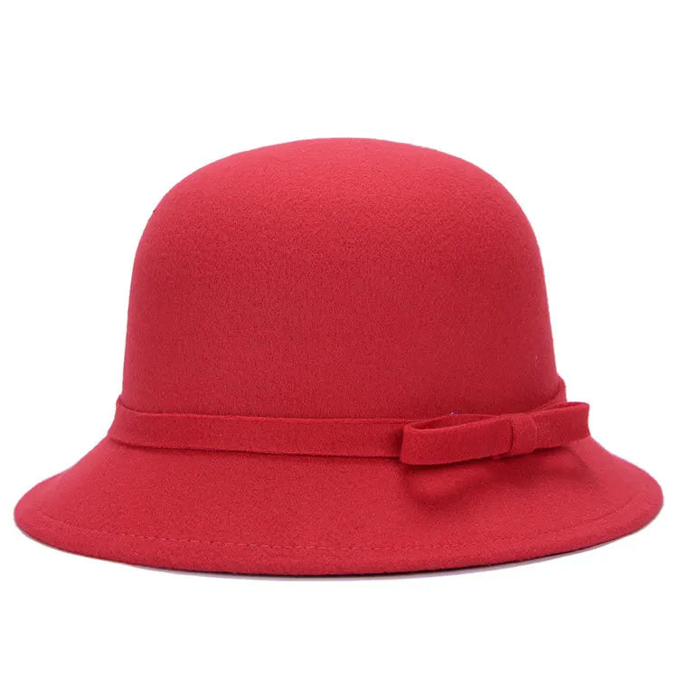 Chapeau Melon Cloche Femme Suede - La Maison du Chapeau