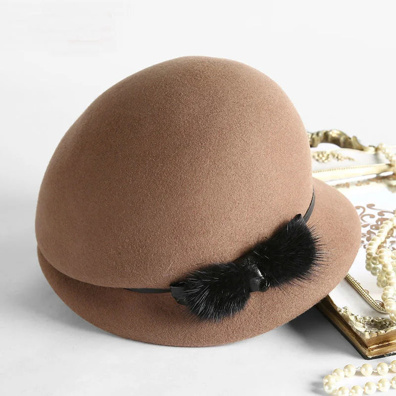 Chapeau Cloche Melon Femme 100% Laine - La Maison du Chapeau
