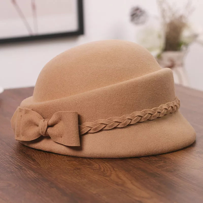 Chapeau en Laine Melon Cloche Femme - Casual - La Maison du Chapeau