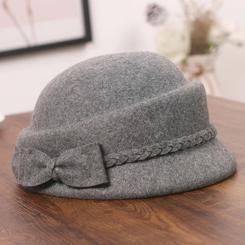 Chapeau en Laine Melon Cloche Femme - Casual - La Maison du Chapeau
