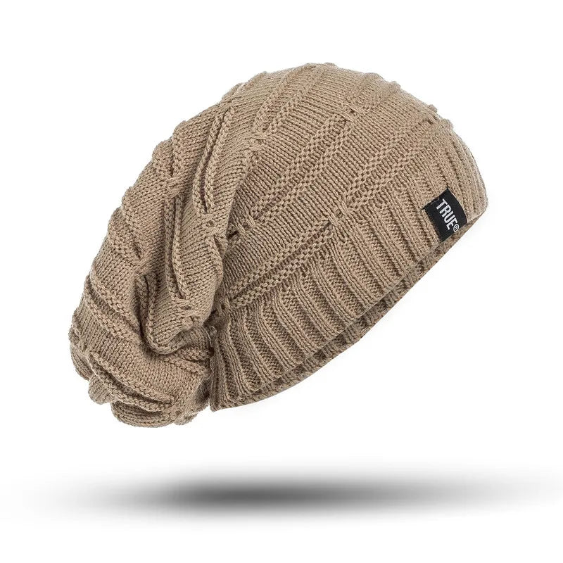 Bonnet Long en Maille Torsadée - TrueKnits