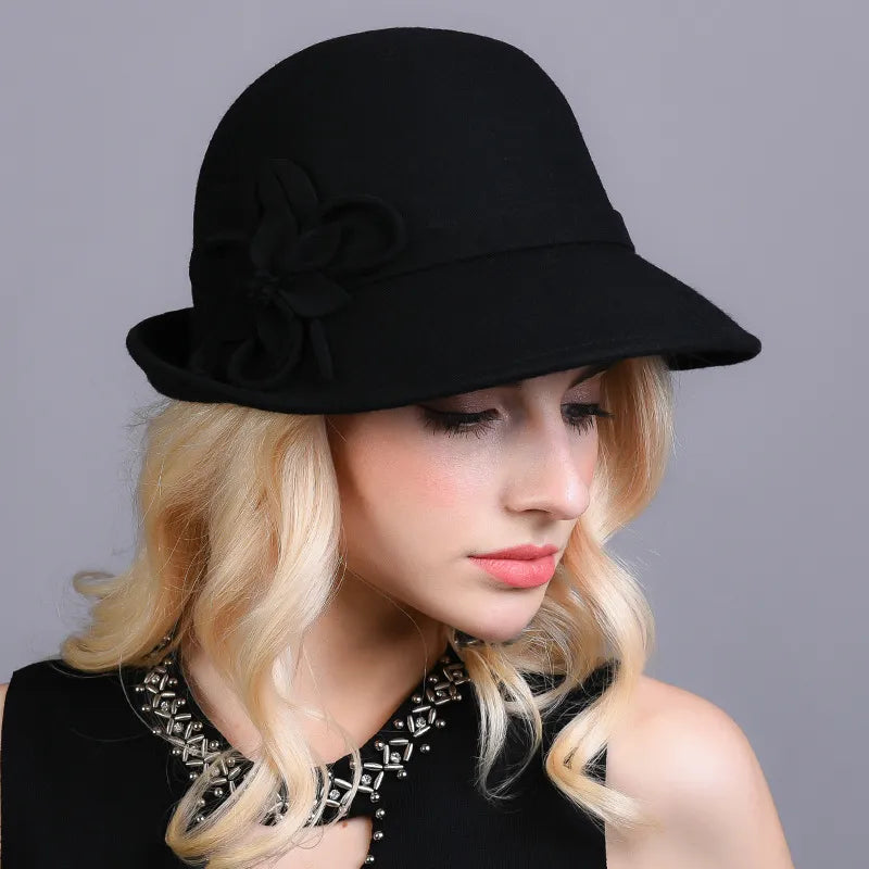 Chapeau Melon Cloche Femme Style British - La Maison du Chapeau