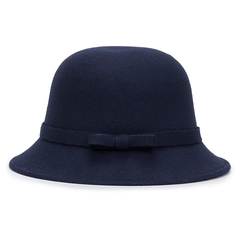 Chapeau Melon Cloche Femme Suede - La Maison du Chapeau