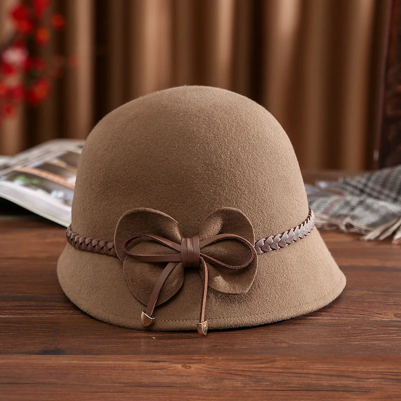 Chapeau Cloche Melon en Laine Femme - Pimpant - La Maison du Chapeau