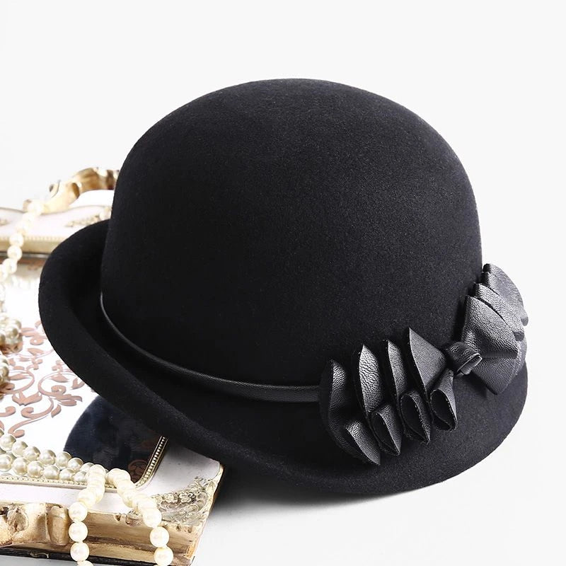 Chapeau en Laine Cloche Melon - Élégant - La Maison du Chapeau