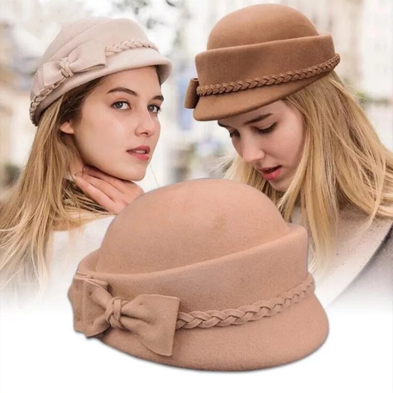 Chapeau en Laine Melon Cloche Femme - Casual - La Maison du Chapeau