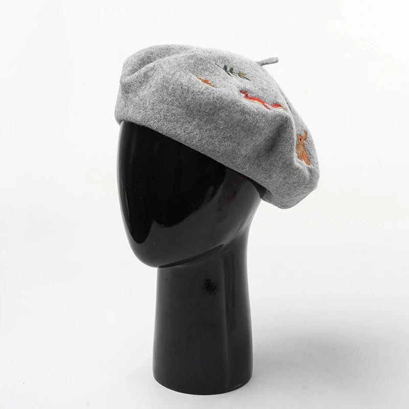 Béret Femme Coton - Motif - La Maison du Chapeau