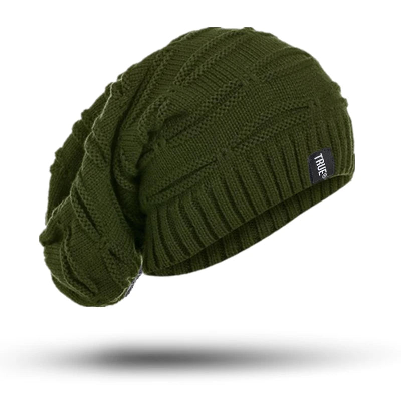 Bonnet Long en Maille Torsadée - TrueKnits