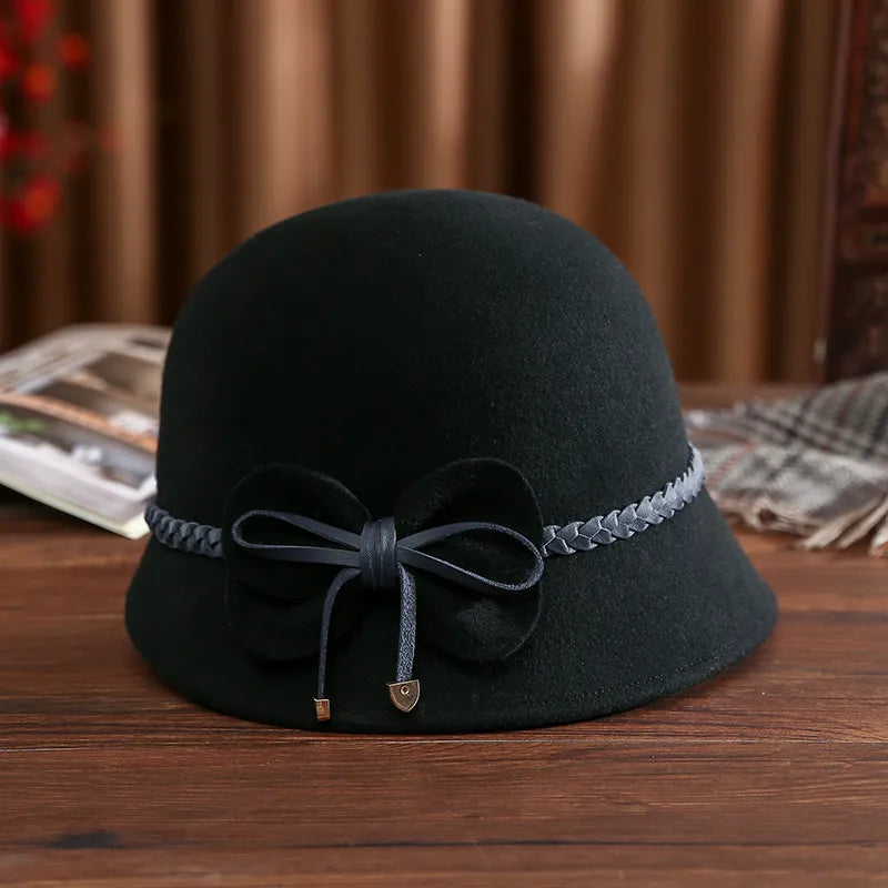 Chapeau Cloche Melon en Laine Femme - Pimpant - La Maison du Chapeau