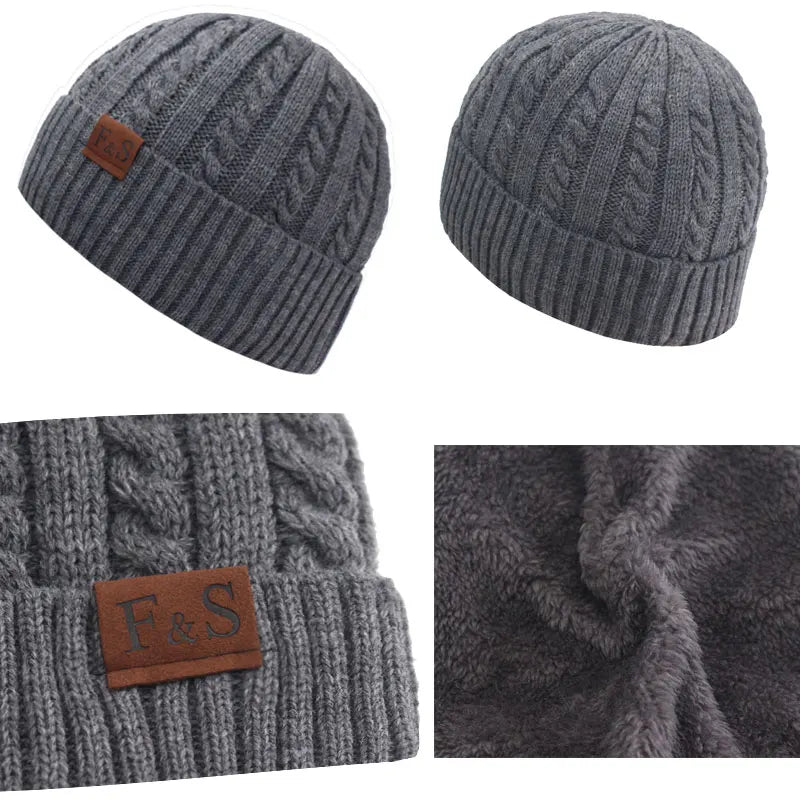 Bonnet Torsadé Doublé en Polaire - F&S Classic