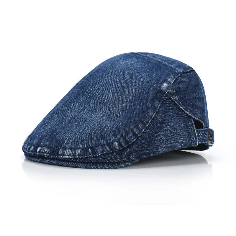 Béret Homme en Denim Léger - Sky