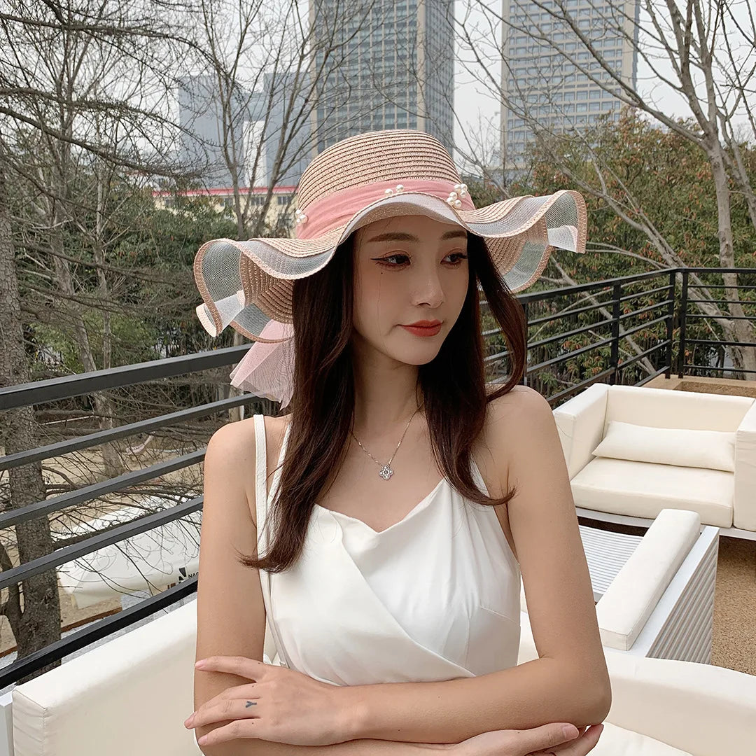 Chapeau de Paille Femme à vague - La Maison du Chapeau