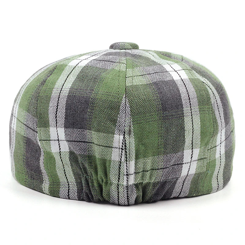 Béret Casquette Gavroche à Carreaux