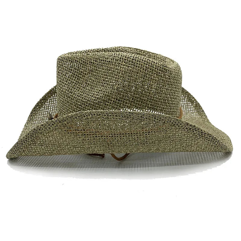 Chapeau Cowboy en Paille - CattlemanCrest - La Maison du Chapeau