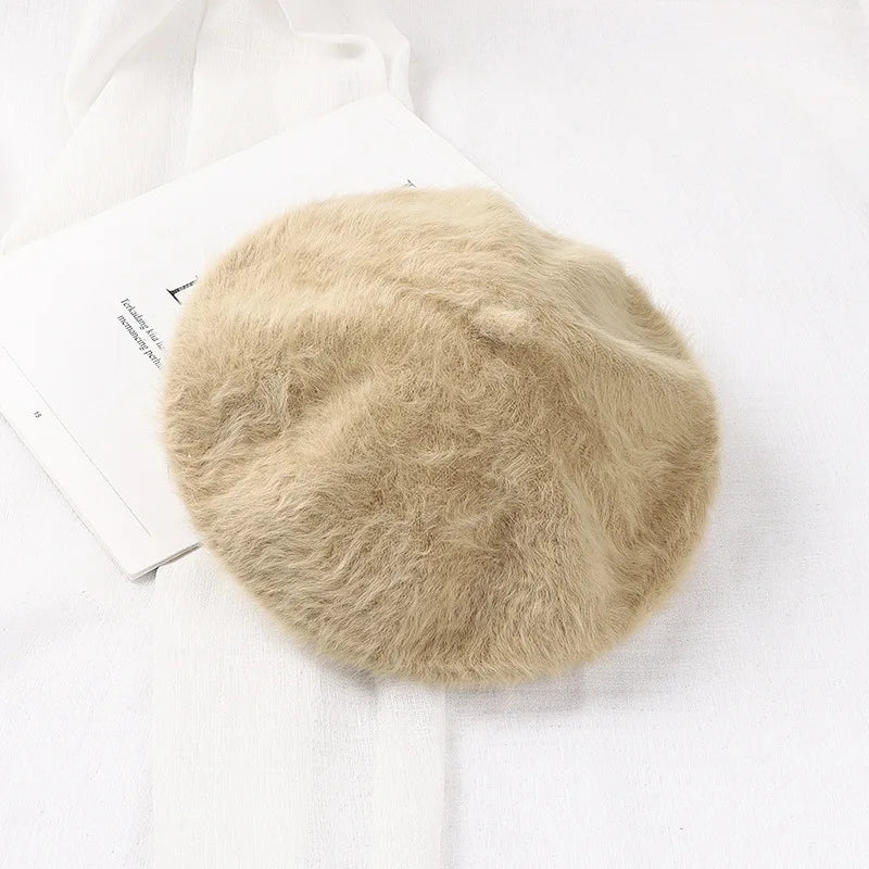 Béret Basque Femme Fourrure - La Maison du Chapeau