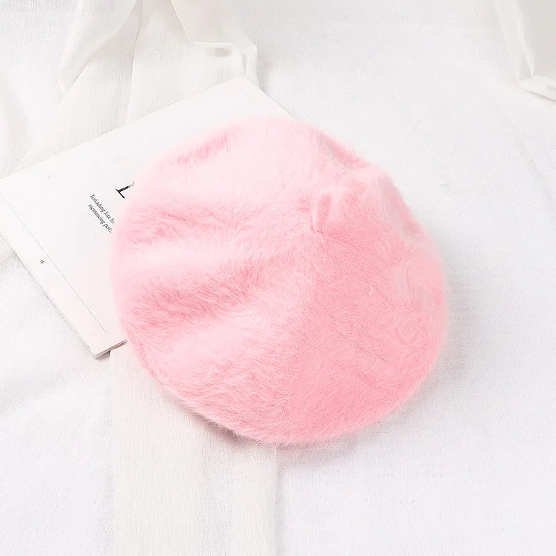 Béret Basque Femme Fourrure - La Maison du Chapeau