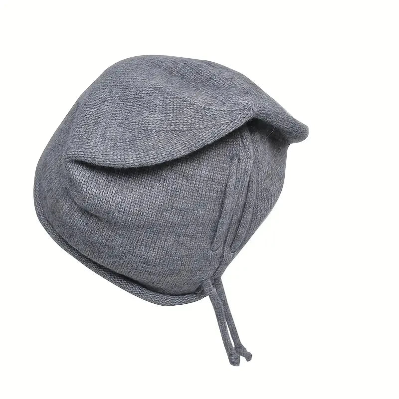 2 Pièces Bonnets Slouchy Unisexes Noir Et Gris - Doux Pour Quotidien, Sommeil Et Chimiothérapie