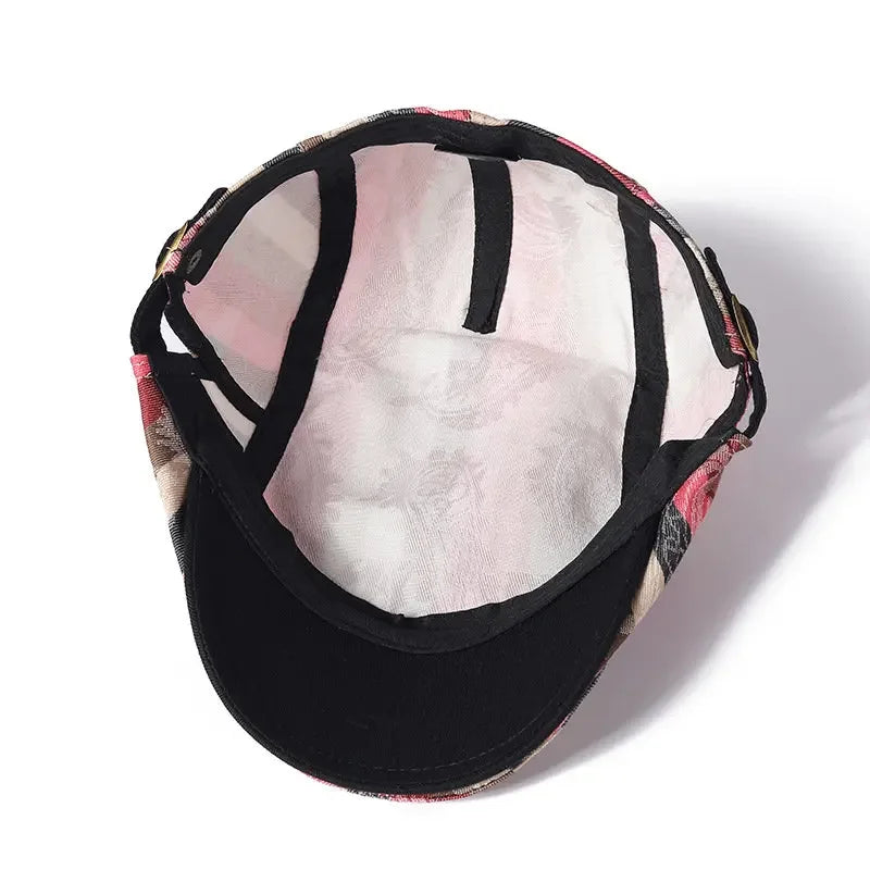 Béret Homme en Coton Rayée Multicolore - Stripe