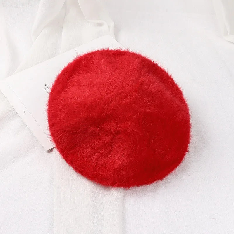 Béret Basque Femme Fourrure - La Maison du Chapeau