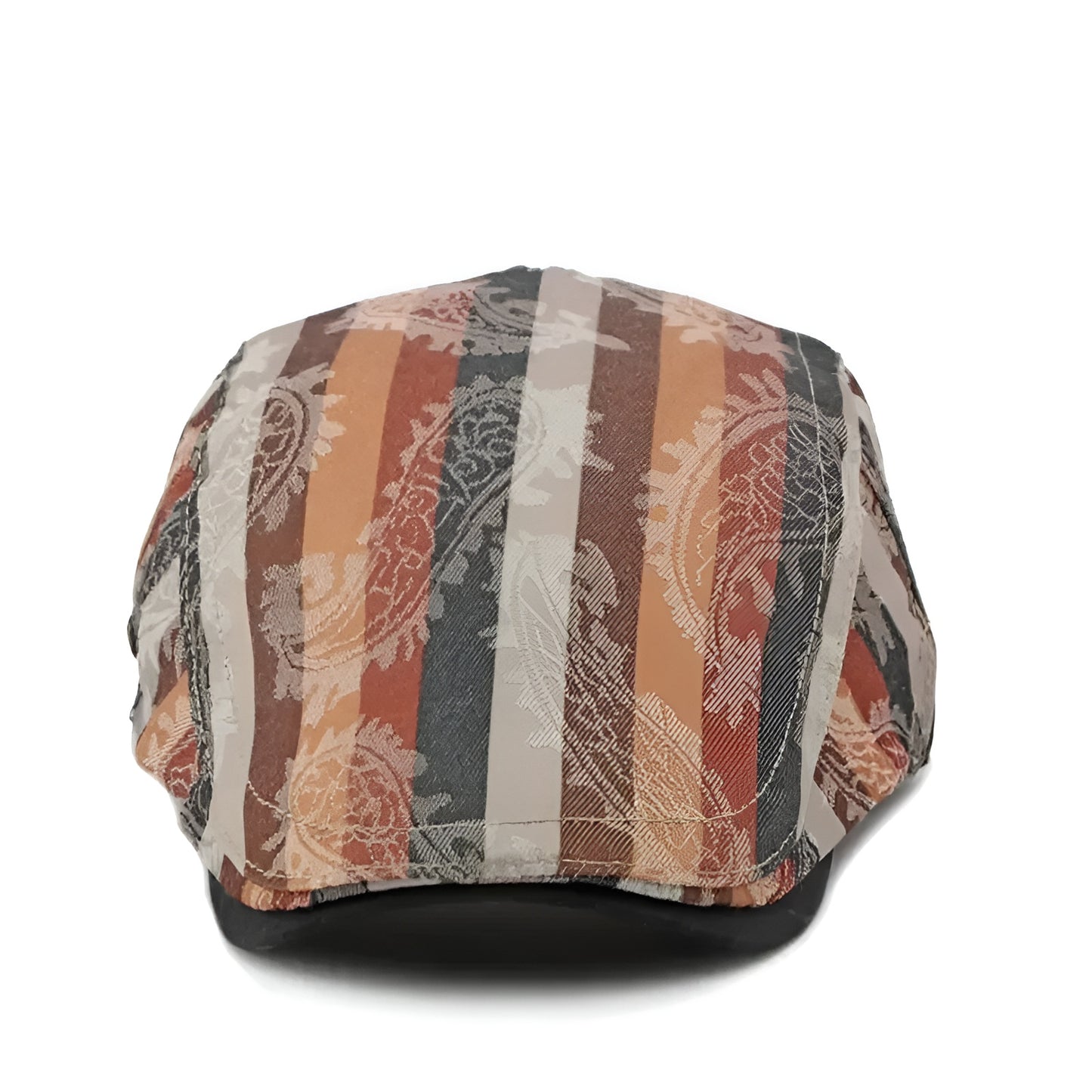 Béret Homme en Coton Rayée Multicolore - Stripe