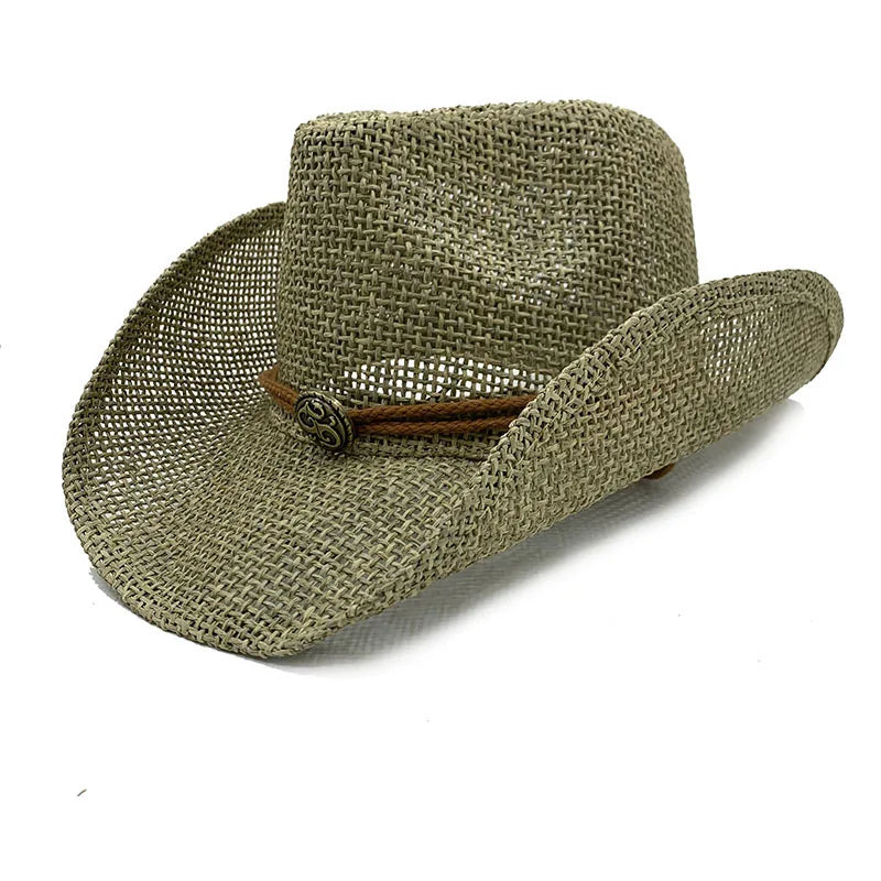 Chapeau Cowboy en Paille - CattlemanCrest - La Maison du Chapeau