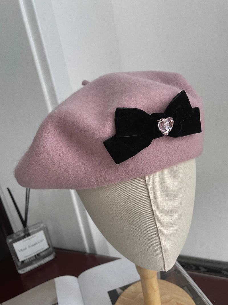 Béret Rose Femme en Coton - La Maison du Chapeau