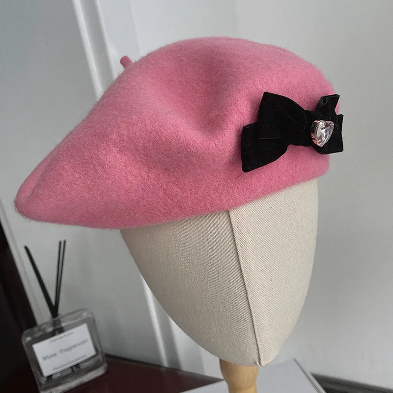 Béret Rose Femme en Coton - La Maison du Chapeau