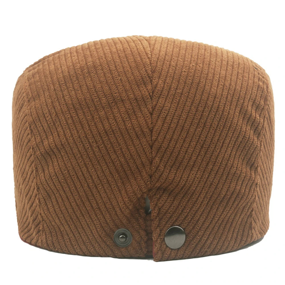Béret Homme Vintage en Velours Côtelé - Velvet
