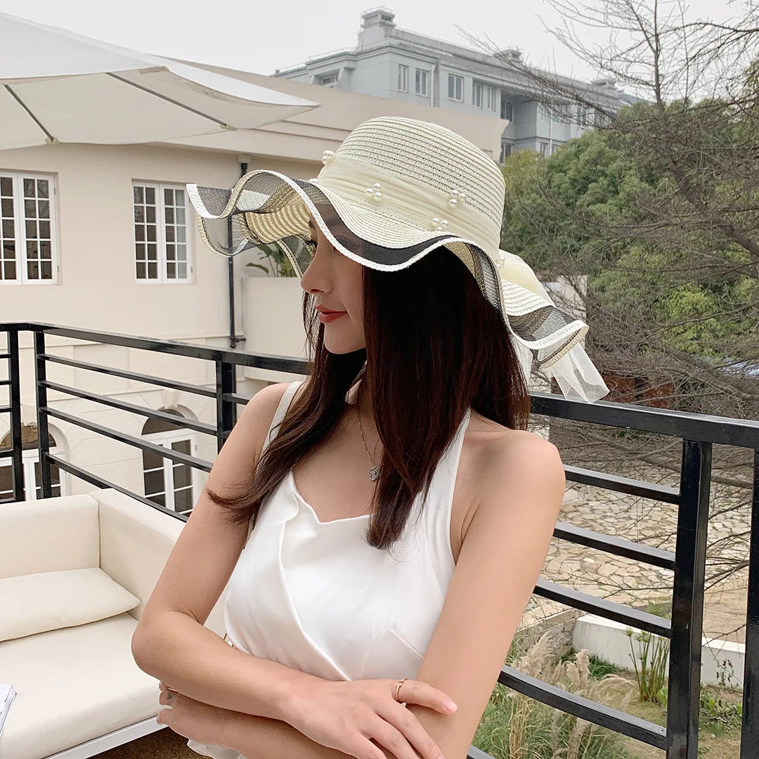 Chapeau de Paille Femme à vague - La Maison du Chapeau