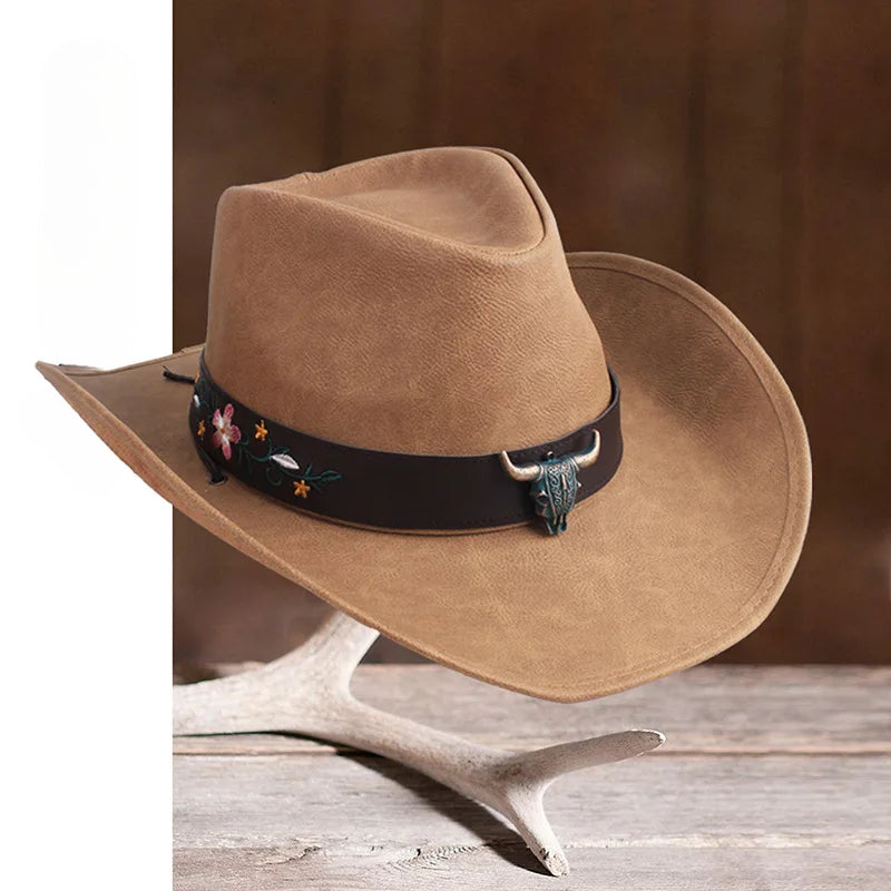 Chapeau Cowboy Véritable CUIR - FrontierFlair