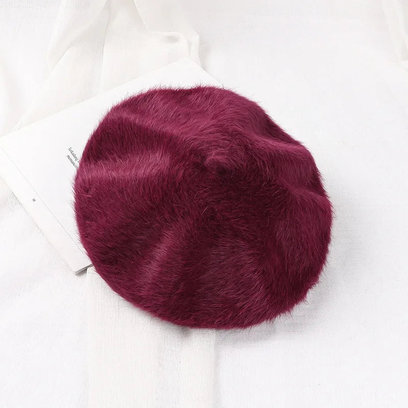 Béret Basque Femme Fourrure - La Maison du Chapeau