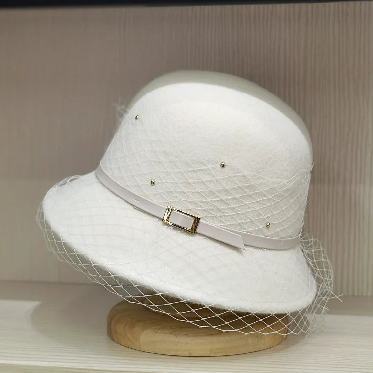 Chapeau Melon Cloche en Laine - Rétro - La Maison du Chapeau
