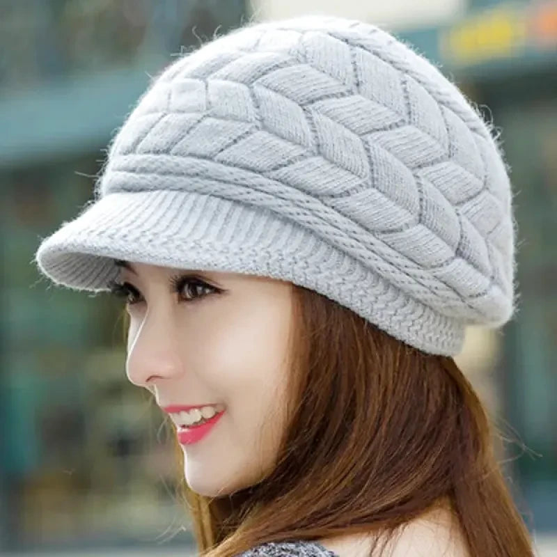 Béret Femme Épais Polaire Hiver - La Maison du Chapeau