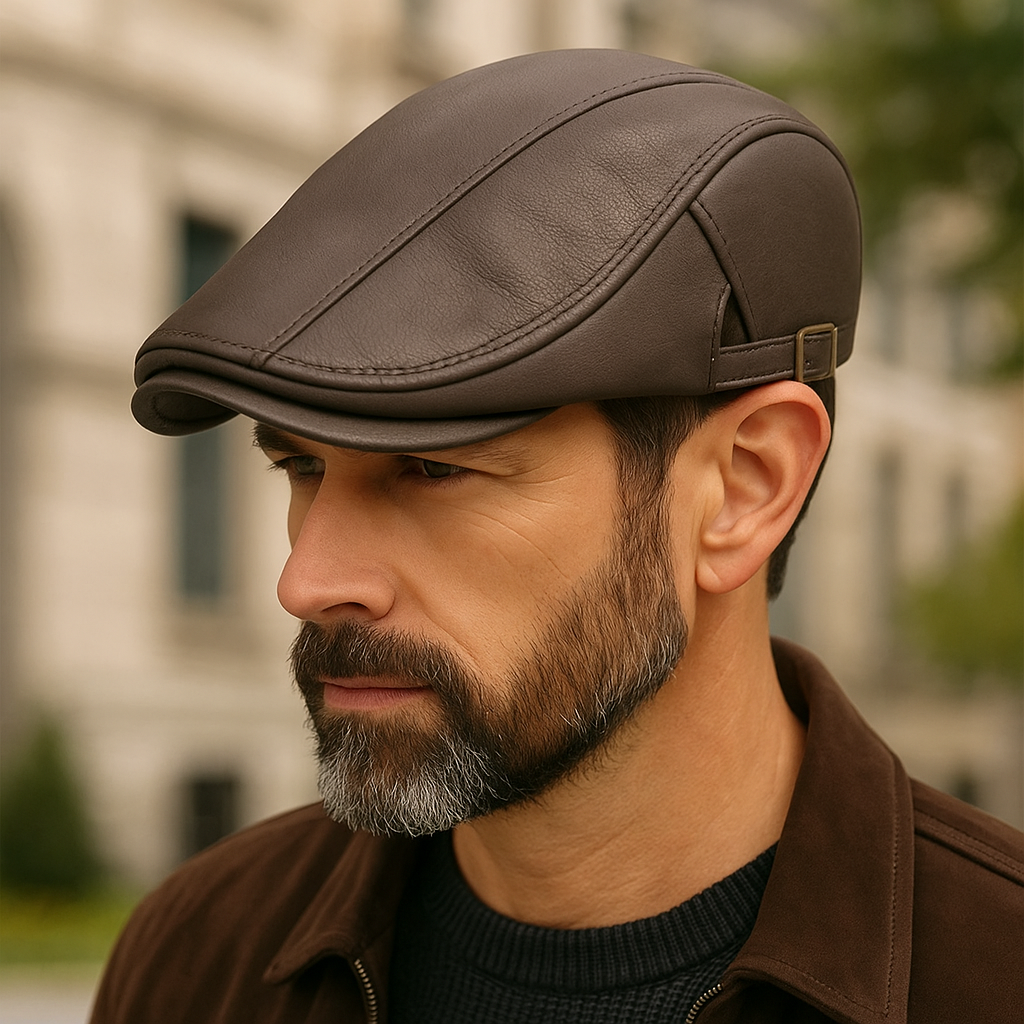 Béret Homme en Cuir - Prestige