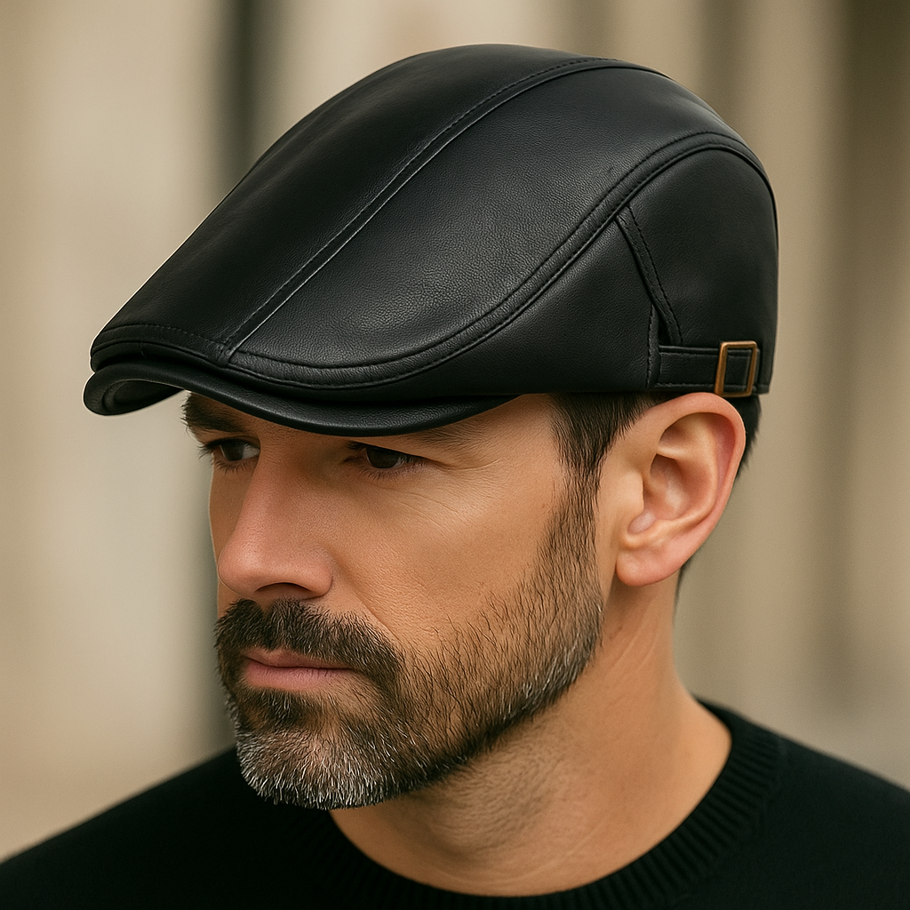 Béret Homme en Cuir - Prestige