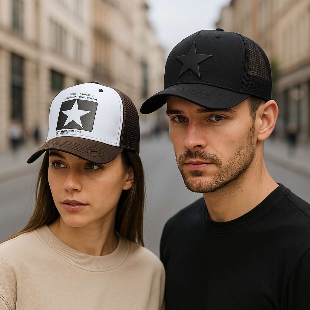 Casquette Trucker Étoile – Style Urbain et Respirant
