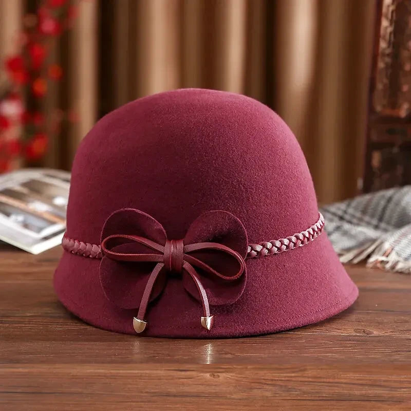 Chapeau Cloche Melon en Laine Femme - Pimpant - La Maison du Chapeau