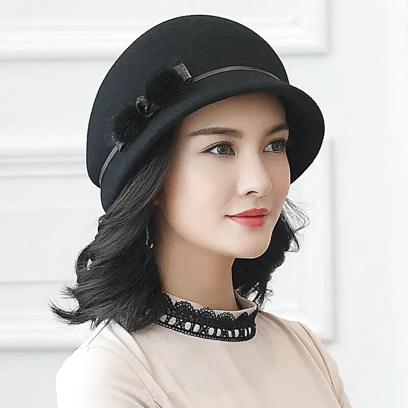 Chapeau Cloche Melon Femme 100% Laine - La Maison du Chapeau
