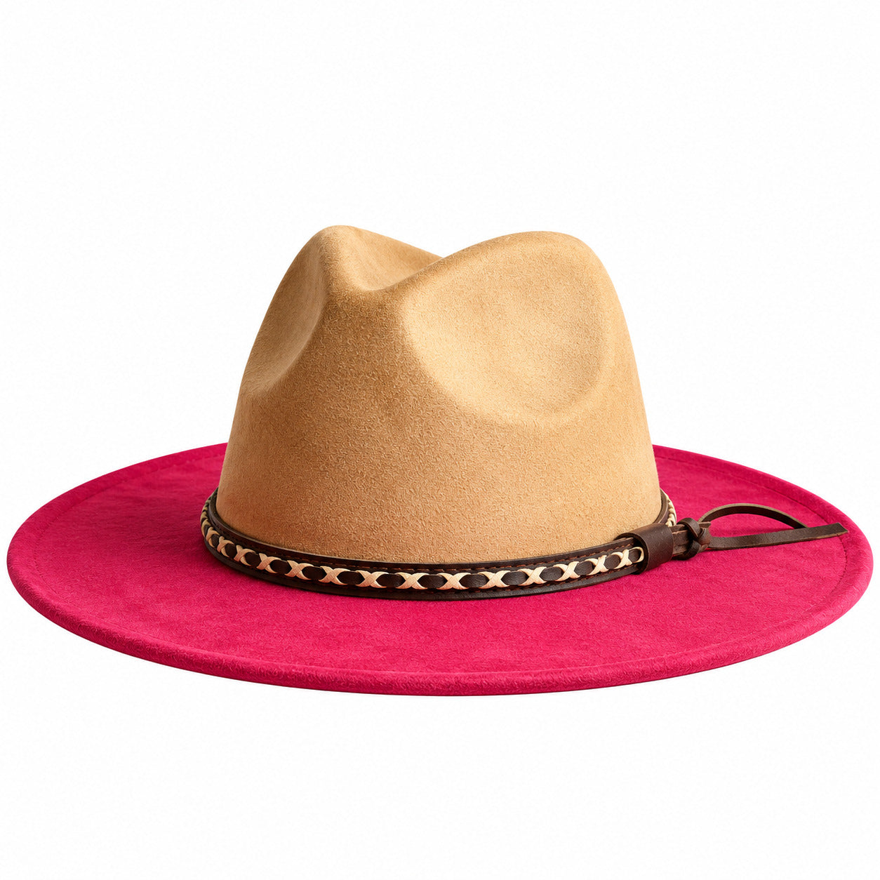Chapeau Fedora Coton – Ruban Tressé