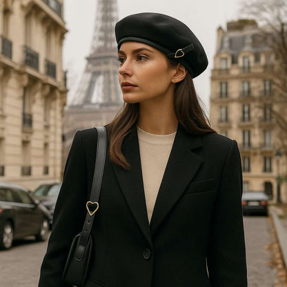 Béret Femme Coton - Coeur