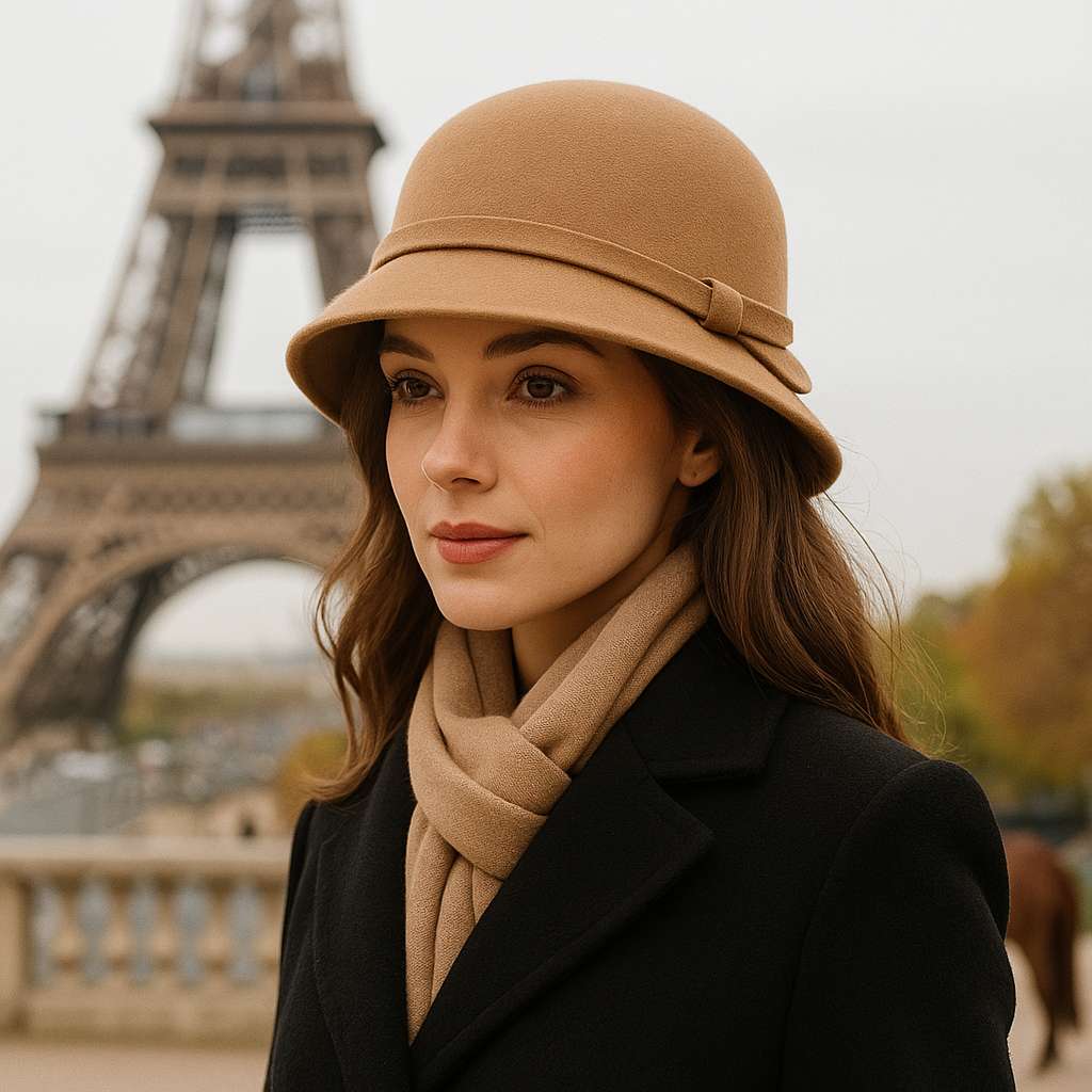 Chapeau Melon Cloche Femme - Chic & Classe